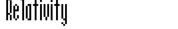 Relativity font preview